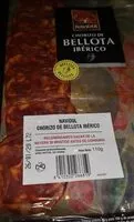 Mängden socker i Chorizo de bellota iberico