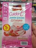 Mängden socker i Cuida-t+ jamón cocido extrajugoso