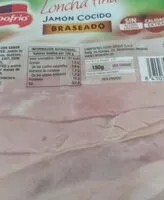 Mängden socker i Jamón cocido braseaso