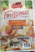 Mängden socker i Finissimas, pechuga de pollo braseado