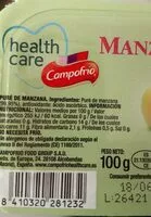Mängden socker i Puré de manzana