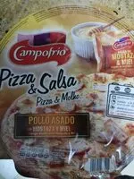 Mängden socker i Pizza pollo asado con mostaza y miel