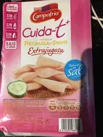 Mängden socker i Cuida-t+ pechuga de pavo