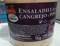 Mängden socker i Ensaladilla de cangrejo y piña