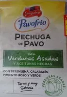 Mängden socker i Pavofrio, pechuga de pavo con verduras asadas y aceitunas negras