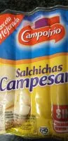 Mängden socker i Salchichas campesan
