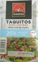 Mängden socker i Taquitos jamón