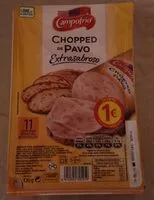 Mängden socker i Chopped de pavo extrasabroso 130 g