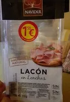 Mängden socker i Lacon en lonchas ahumado natural