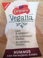 Mängden socker i Hummus con berenjena asada