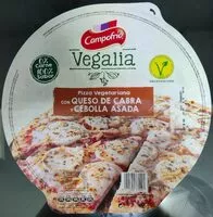Mängden socker i Vegalia, pizza vegetariana con queso de cabra y cebolla asada