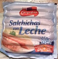 Mängden socker i Salchichas con leche