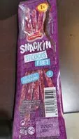 Mängden socker i Snack'in fuet