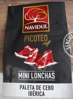 Mängden socker i Mini lonchas paleta de cerdo iberico