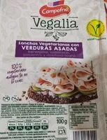 Mängden socker i Lonchas vegetarianas con verduras asadas