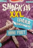 Mängden socker i MIni Fuet Snack'in XXL