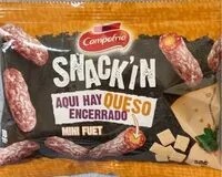 Mängden socker i Mini fuet con queso