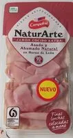 Mängden socker i NaturArte jamón cocido extra