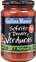 Mängden socker i Sofrito de tomate y verduras