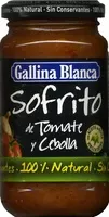 Mängden socker i Sofrito de tomate y cebolla