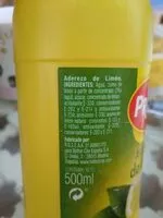 Mängden socker i Aderezo Limón Prima 500ML