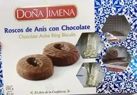 Mängden socker i Roscos de anís con chocolate