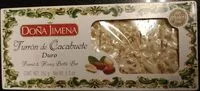 Mängden socker i Turrón de cacahuete Duro