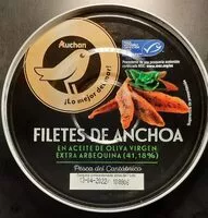 Mängden socker i Filetes de anchoa