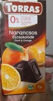 Mängden socker i Chocolate negro 0%azúcar torras