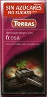 Mängden socker i Chocolate negro con fresa
