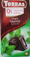 Mängden socker i Chocolate negro menta 0%
