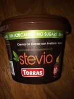 Mängden socker i Crema de avellanas y cacao