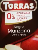 Mängden socker i Cholate negro con manzana