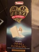 Mängden socker i Chocolate blanco, pipas y flor de sal