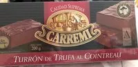 Mängden socker i Turron de truffa al cointreau