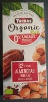 Mängden socker i Organic bio chocolate negro con almendras enteras