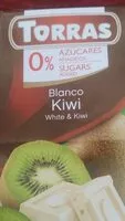 Mängden socker i Chocolat blanc et kiwi