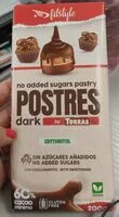 Mängden socker i Postres dark by torras