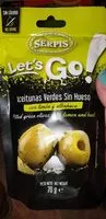Mängden socker i Aceitunas verdes sin hueso con limón y albahaca