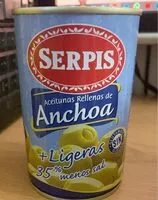 Mängden socker i aceitunas rellenas de anchoa