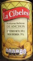 Mängden socker i Aceitunas Rellenas de Anchoa