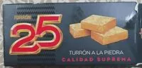 Mängden socker i Turrón 25
