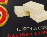 Mängden socker i Turrón de coco