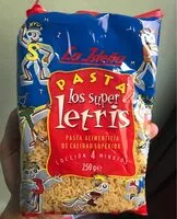 Mängden socker i Pasta los super letris