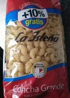 Mängden socker i La Isleña concha grande