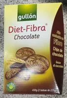 Mängden socker i Diet-fibra chocolate