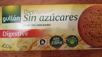 Mängden socker i Diet Nature Digestive sin azúcares