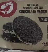 Mängden socker i Tortitas de arroz integral con chocolate negro