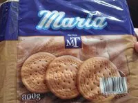 Mängden socker i Galletas maria