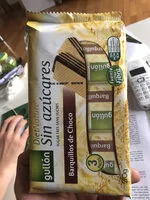 Mängden socker i Barquillos de choco